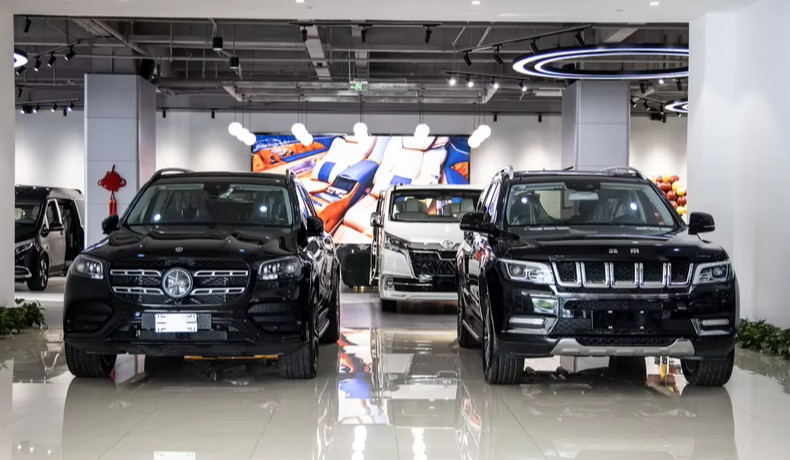 AVIC Lantian AUTOMOBILE SALES&amp;SERVICE (SHANGHAI) Co., Ltd. Fabrik Produktionslinie