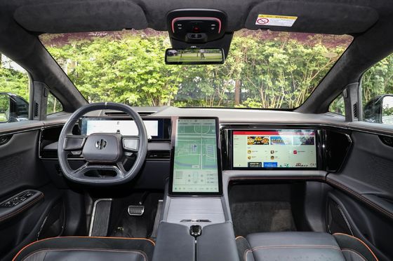 Modell HiPhi X Rein Elektroauto 2024 6 Sitzplätze Flaggschiff SUV Fahrzeug Maximalgeschwindigkeit 200km/h