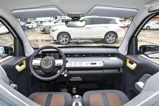 100% Elektro-Wuling-Mini-EV-Auto mit maximaler Geschwindigkeit von 100 km/h und RADENBAUS von 2010 mm