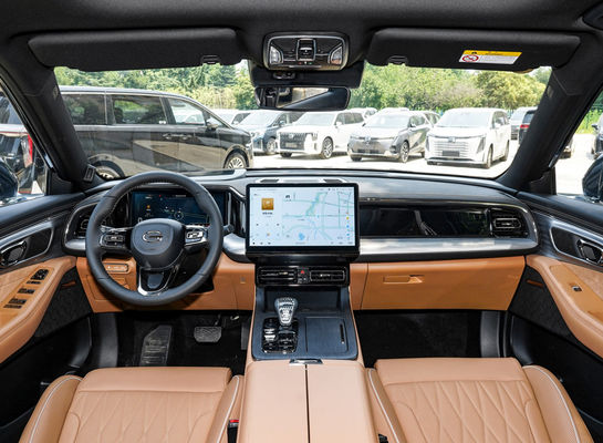 GAC Trumpchi GS8 SUV Chinesische Erwachsene Hochgeschwindigkeits-Energiefahrzeuge Elektrische Parkbremse