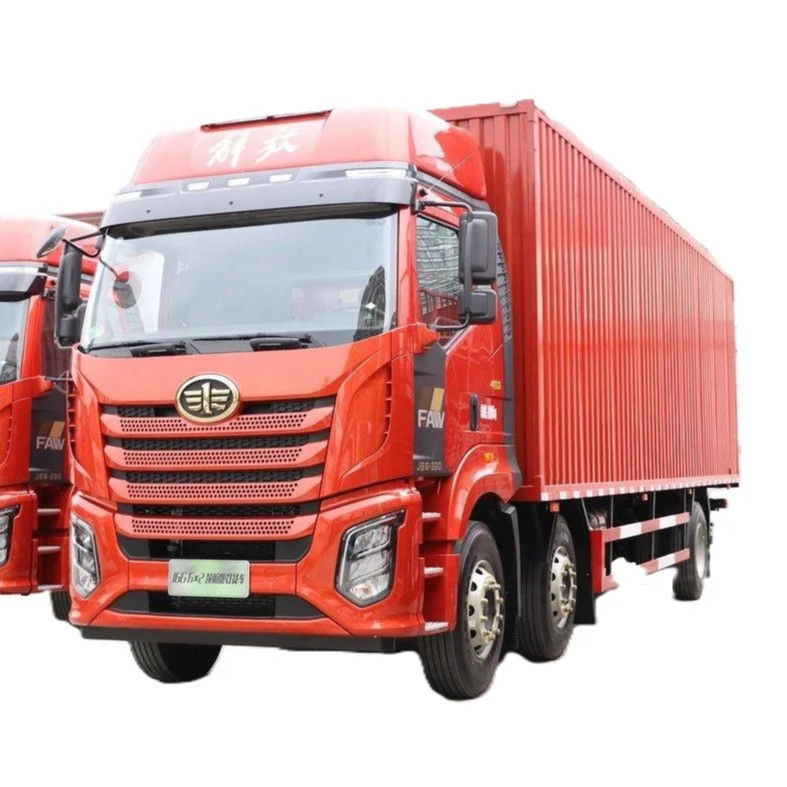 FAW Jiefang J6G Mittellastwagen 6x2 Lieferwagen 7-10 Tonnen 8 Räder Zaun Lkw Transportfahrzeug
